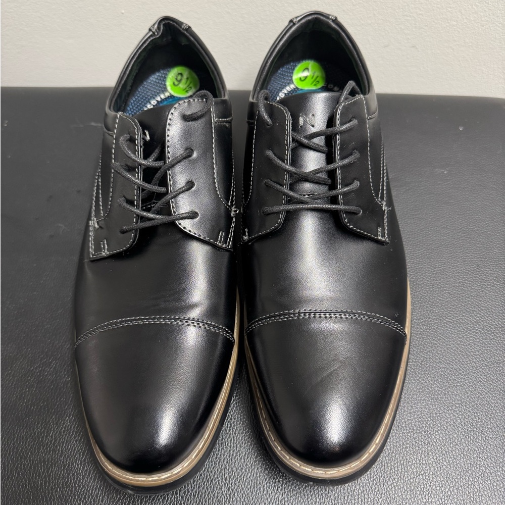 Nunn Bush Black Cap Toe Oxfords